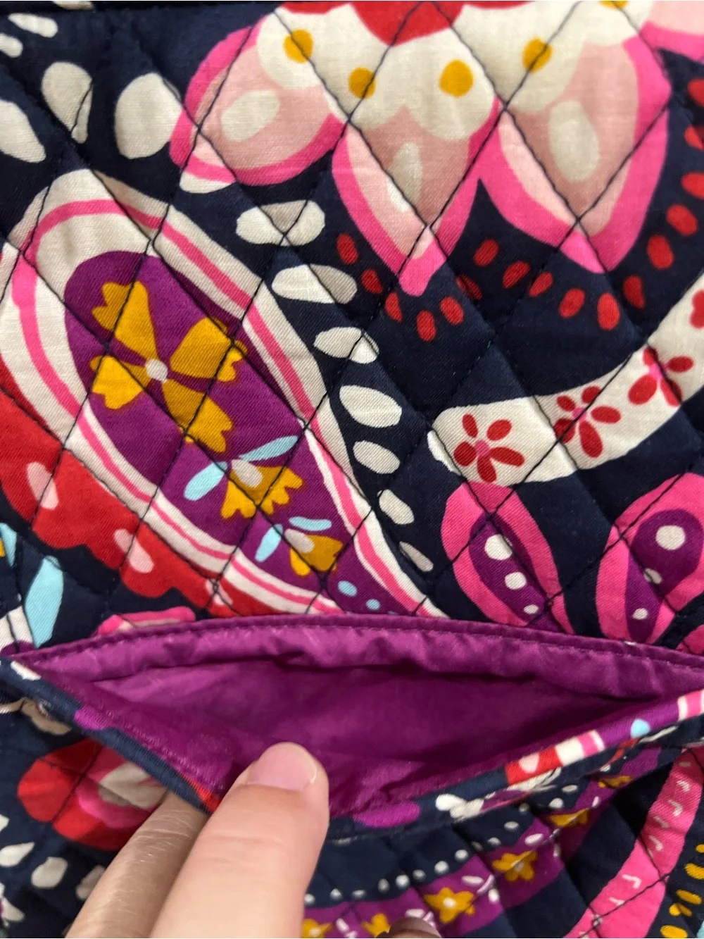 Vera Bradley Quilted Paisley Tote